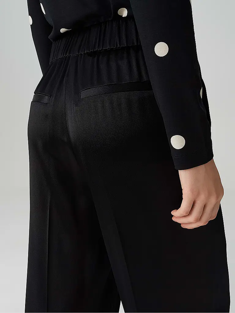 OPUS PANTS | Pantalones Marlene MUCIA SHINE | Negro