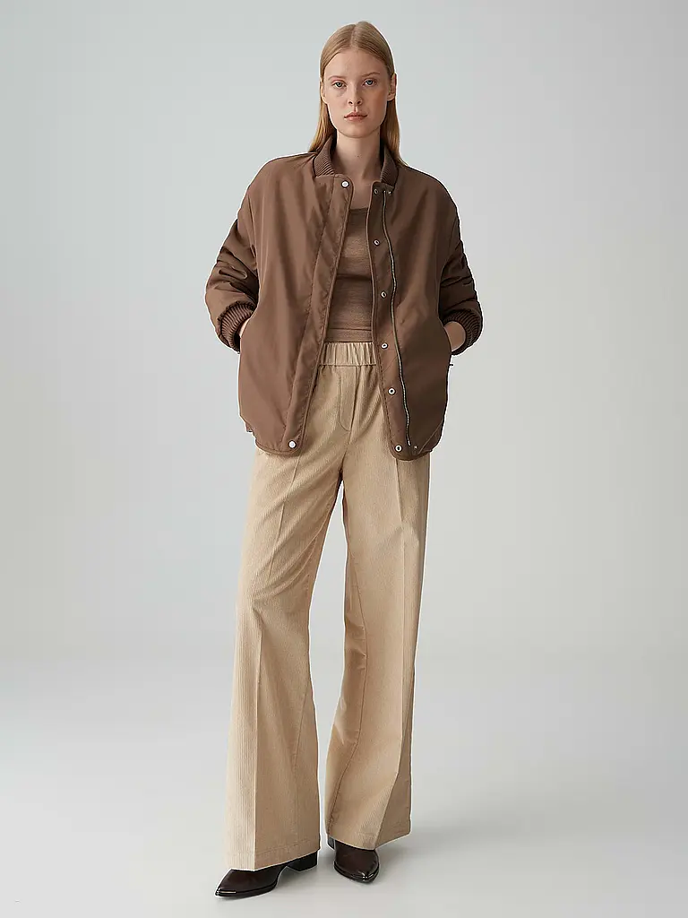 OPUS PANTS | Pantalones Marlene MUCIA | Beige