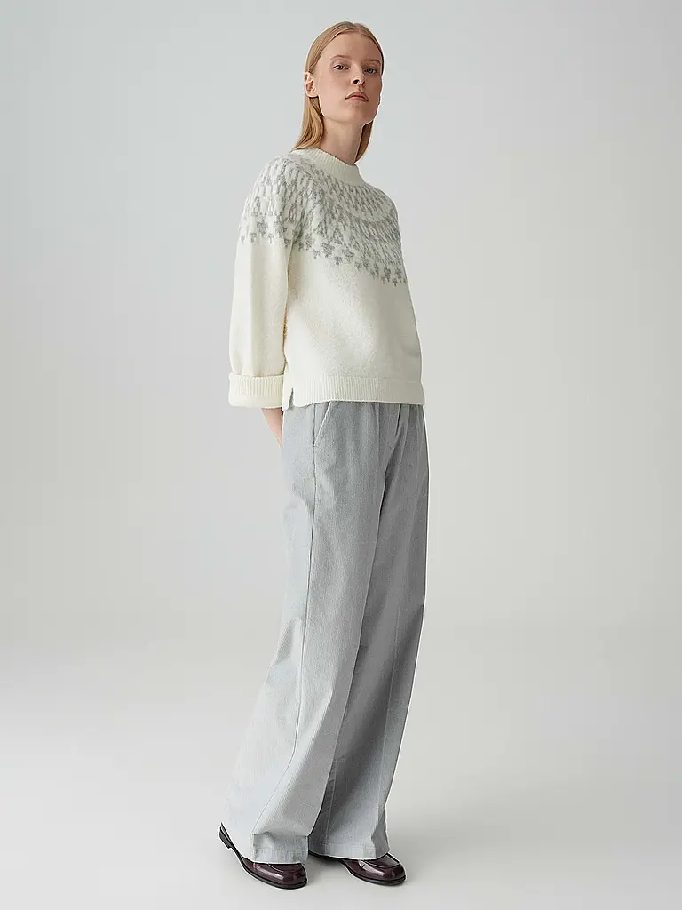 OPUS PANTS | Pantalones Marlene MUCIA | Gris claro