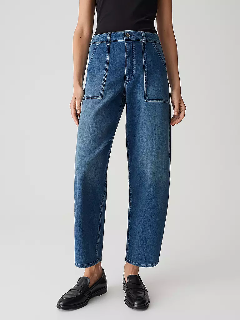 OPUS PANTS | Vaqueros Balloon Fit 7/8 MELLY FREE | Azul