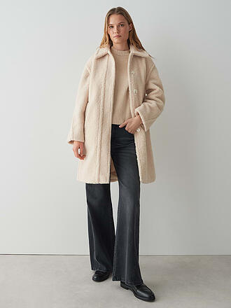 OPUS | Abrigo de aspecto de piel HEDDY