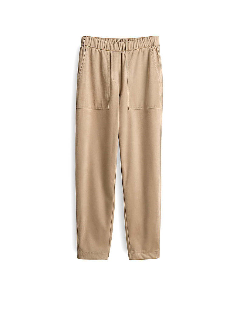 Opus Pantalón Jogging Fit MYHA VELOUR beige