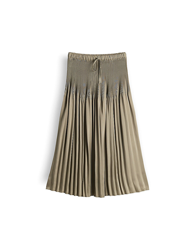 Midi falda RIBANE FRENCH oliva 36