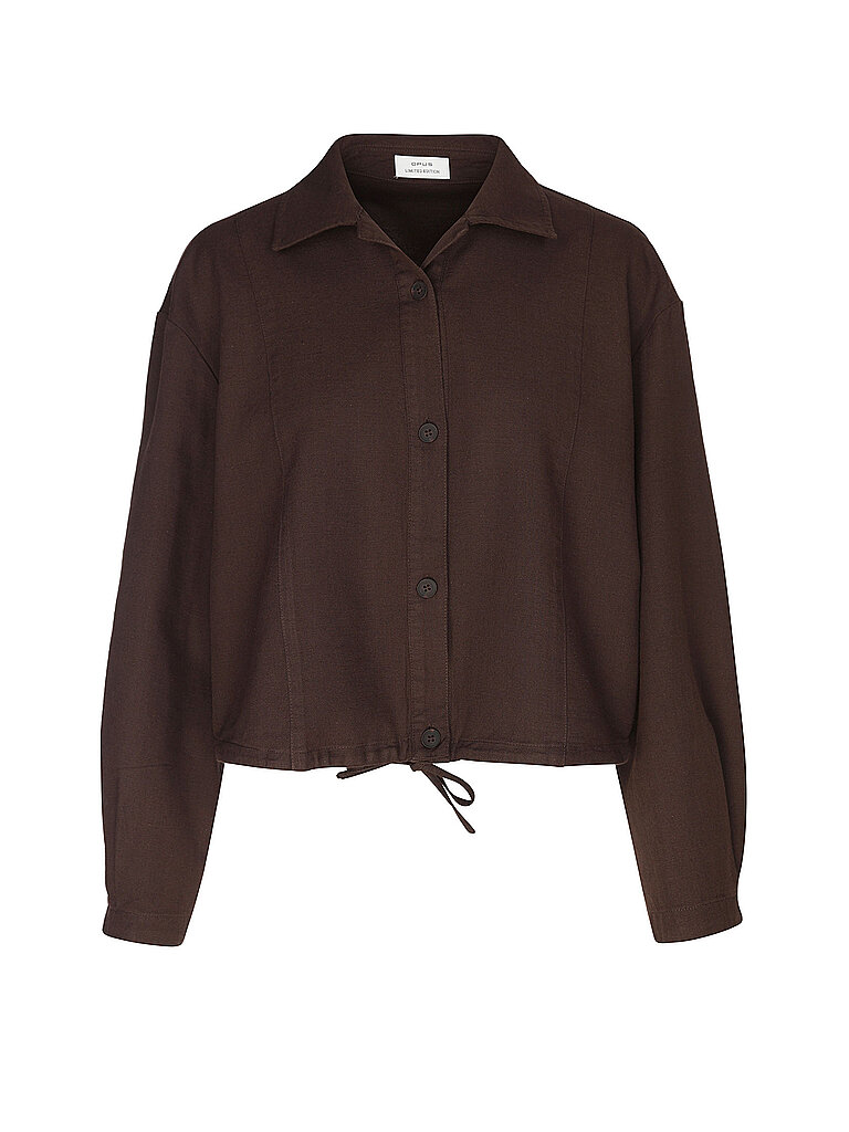 Blusa camisera FORMENTE marrón 40