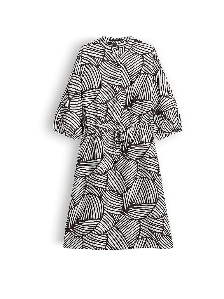Vestido midi WENRIA BOTANICAL marrón 40