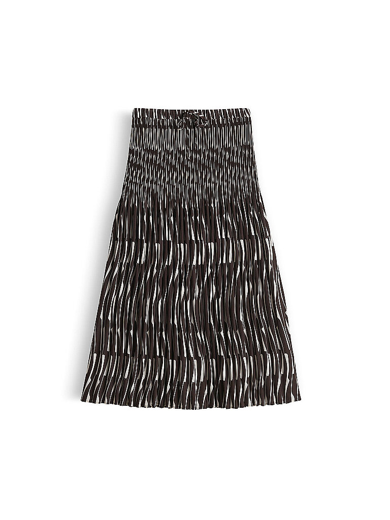 Falda midi RIBANE BAMBOO marrón 34