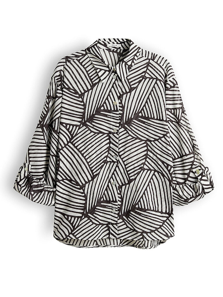 Blusa camisera FELORA BOTANICAL marrón 36