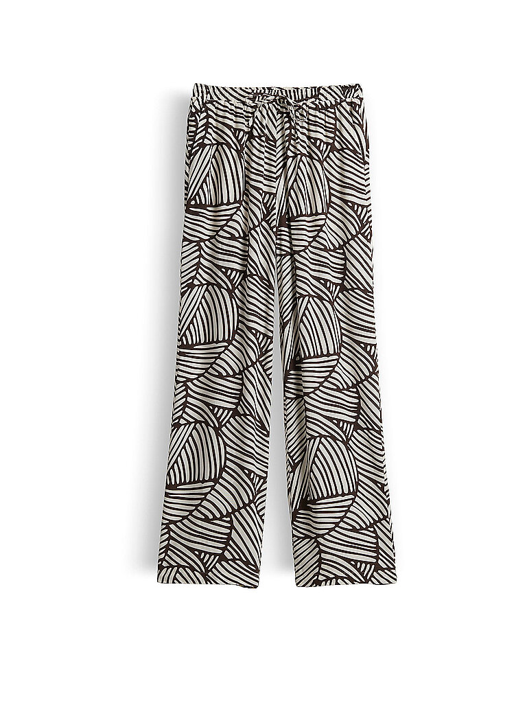 Pantalón Marlene MAROU BOTANICAL marrón 38