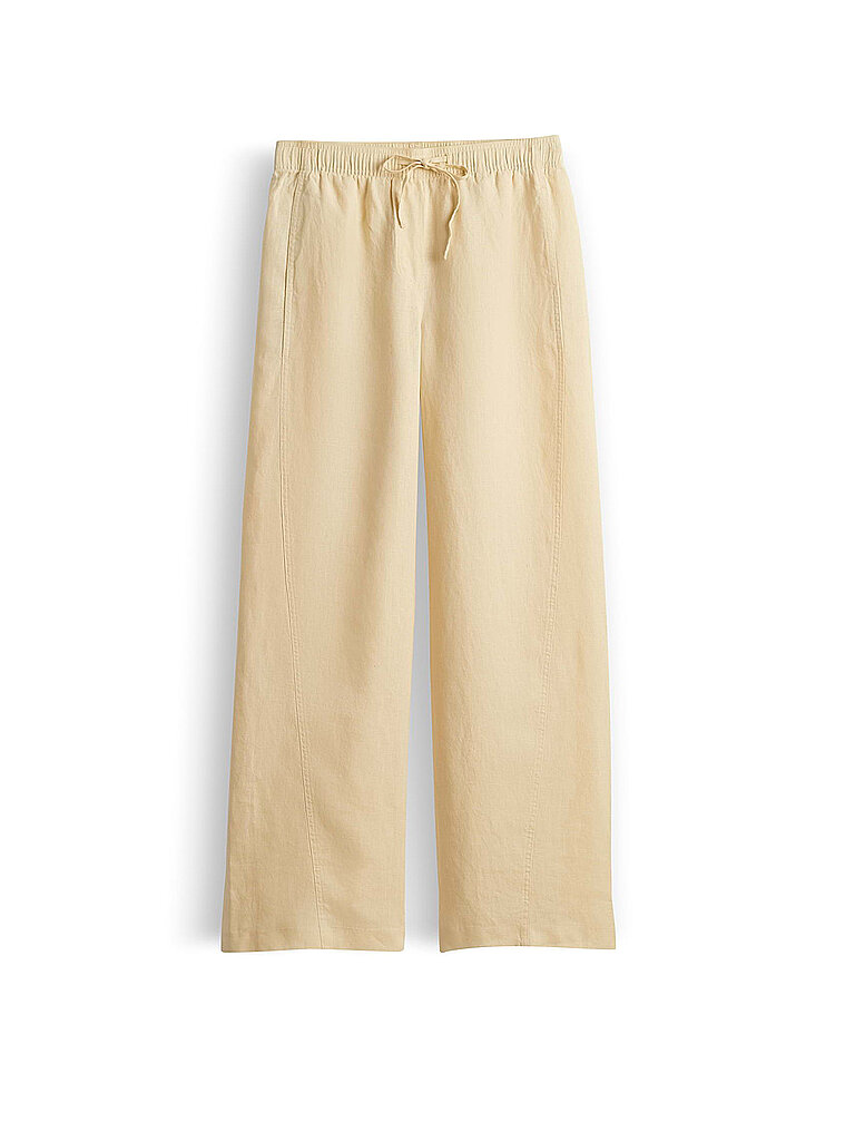 Pantalón de lino Wide Leg MILENI RESORT crema 40
