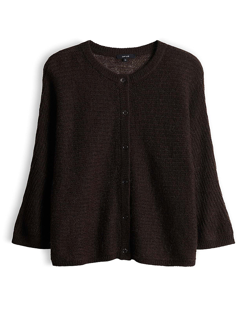 Opus Strickjacke DARIS marrón 42
