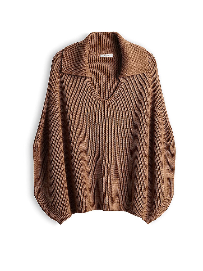 Opus Pullover ACOOKIE CAPE marrón claro