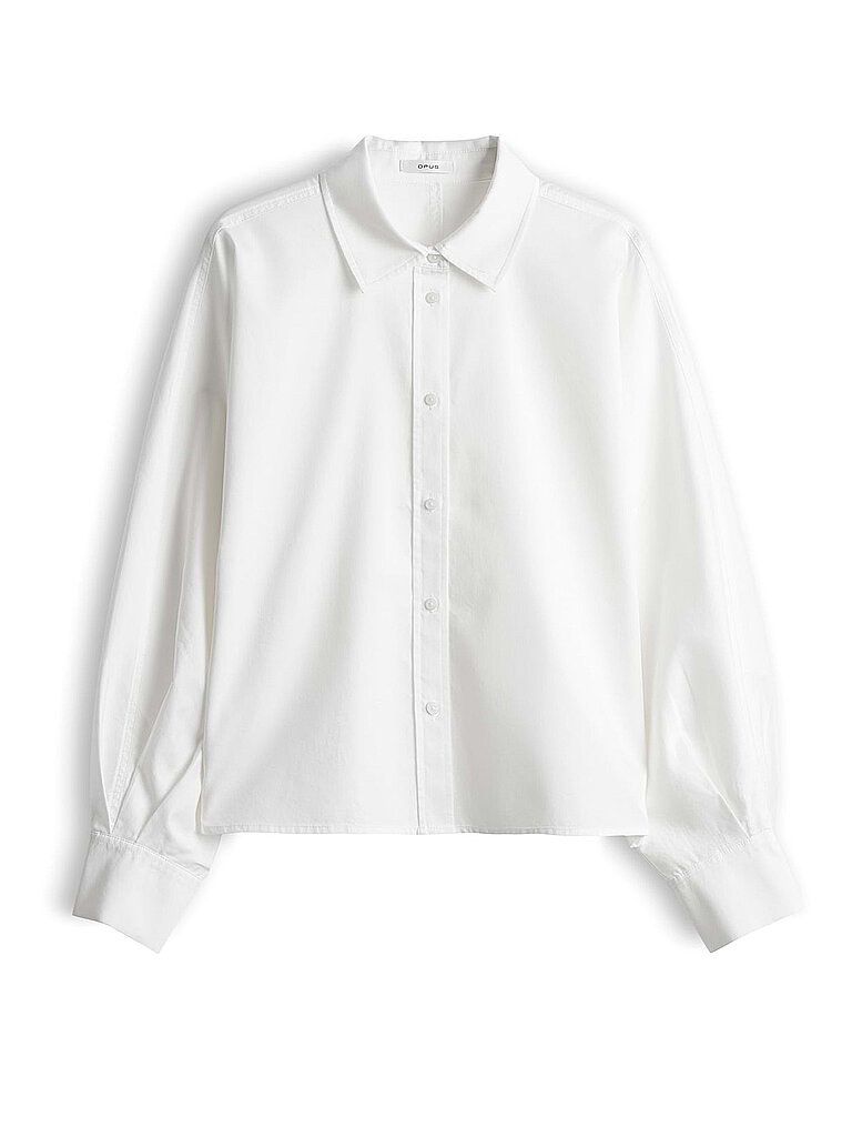 Opus Blusa camisera FEDDY blanco