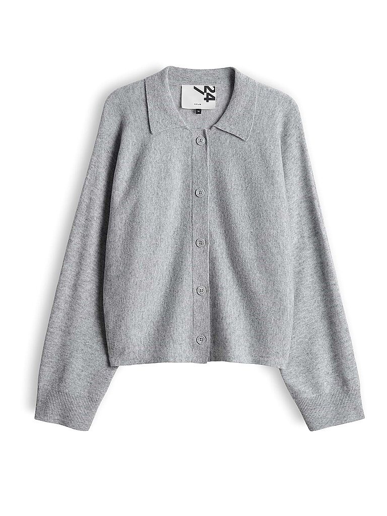 Opus Strickjacke DULENA gris claro