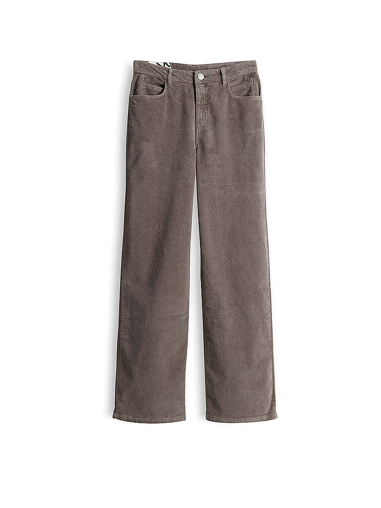 Opus Jeans Straight Fit MIVY CORD marrón