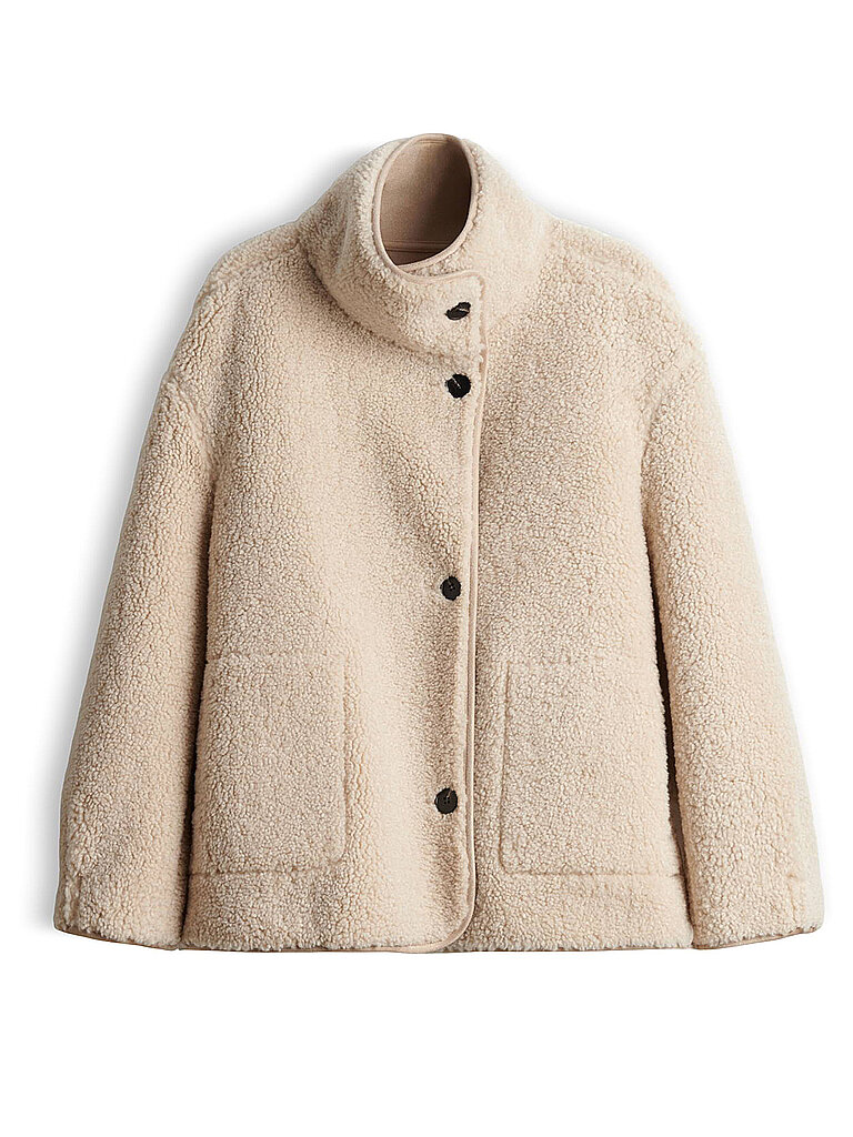 Opus Chaqueta efecto pelo HAELLA beige