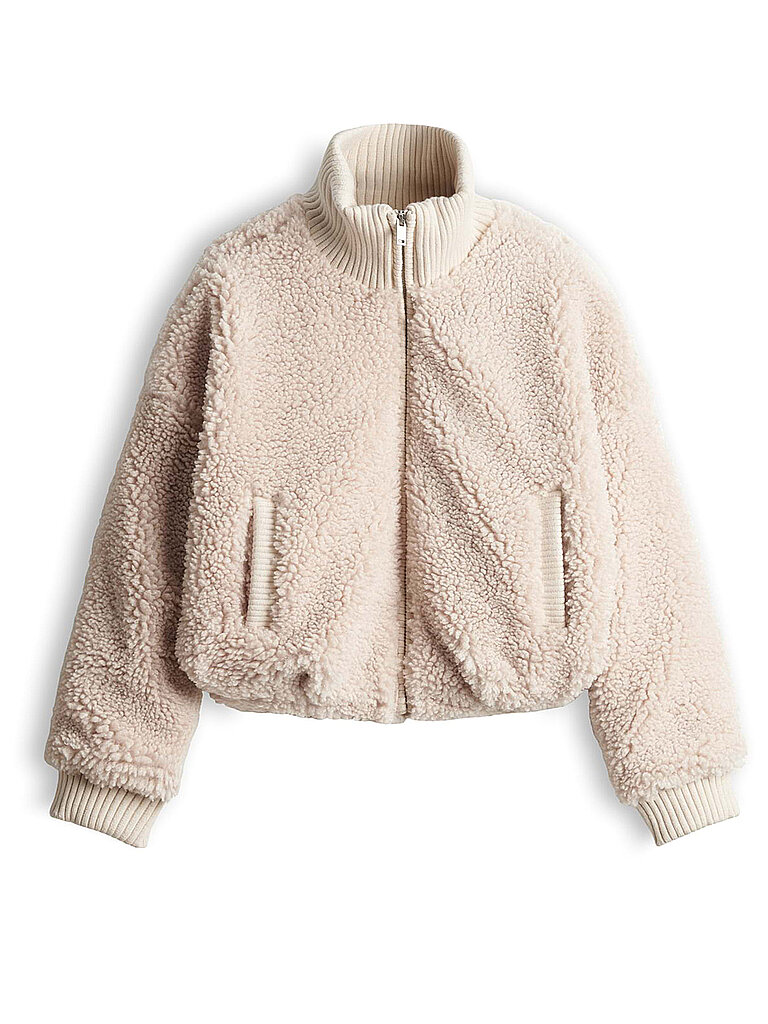 Opus Chaqueta efecto pelo HALKARA beige