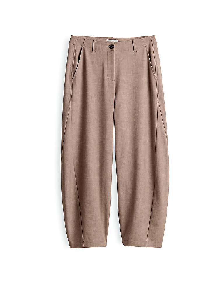 Opus Pantalón Barrel Leg MYHA HORIZON marrón claro