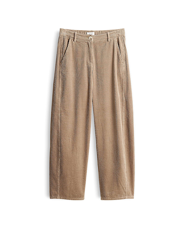 Opus Pantalón Barrel Leg MYHA SOFTNESS marrón claro