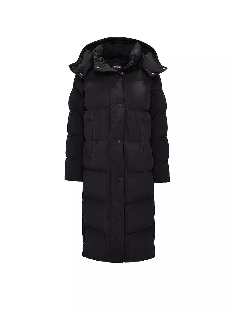 OPUS | Abrigo acolchado HALLINE | Negro