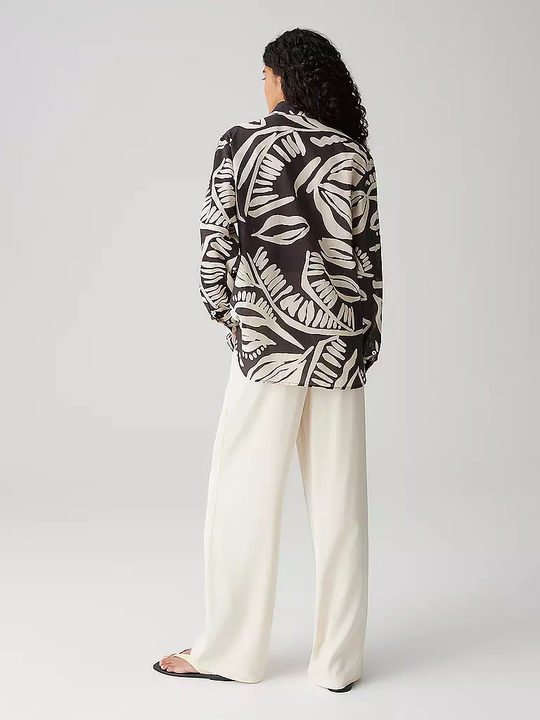 OPUS | Blusón FUMINE TROPICAL | Marrón