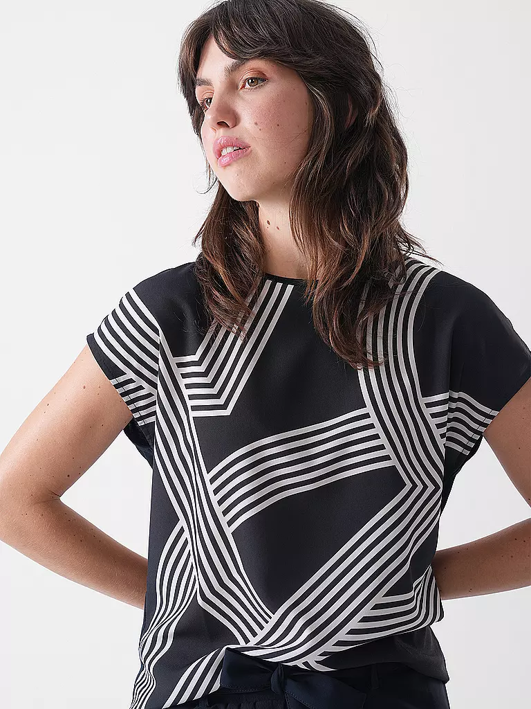 OPUS | Blusón SABETHI PRINT | Azul oscuro