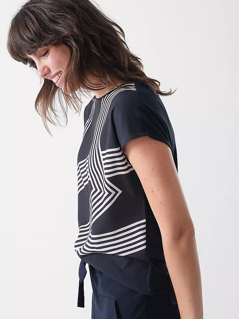 OPUS | Blusón SABETHI PRINT | Azul oscuro