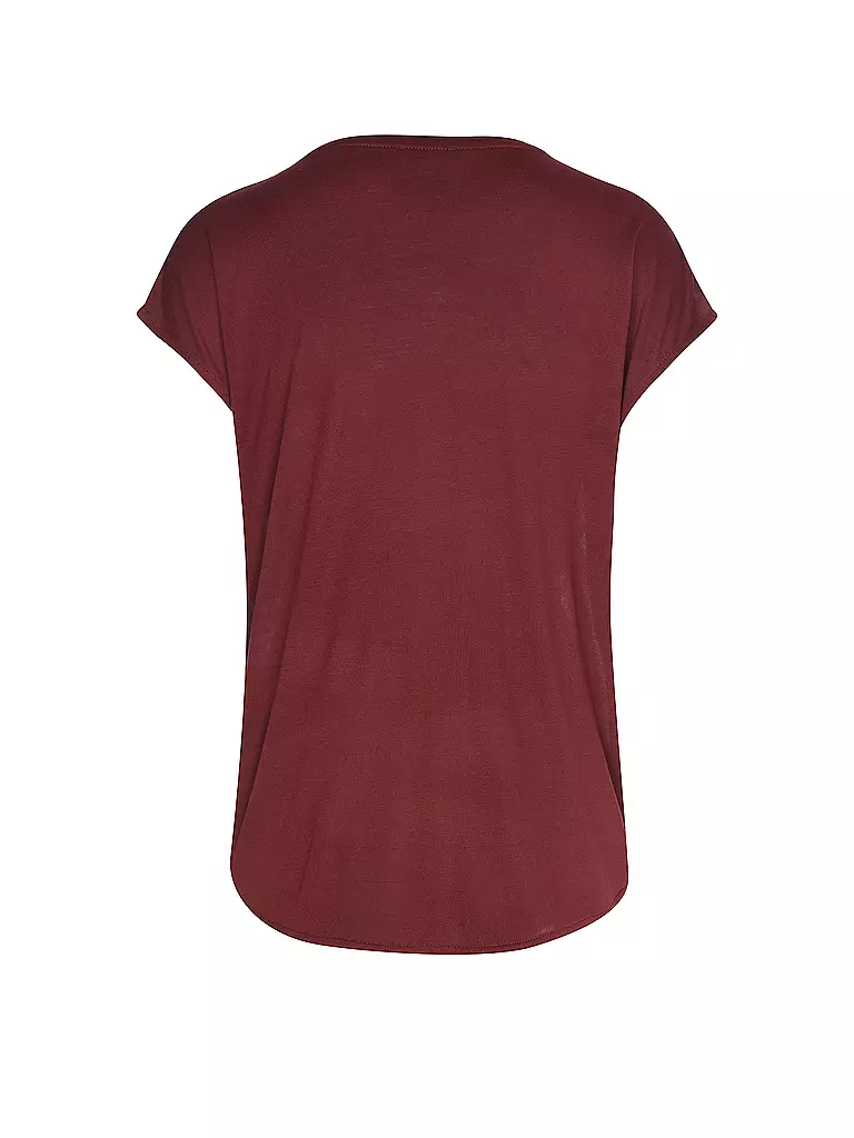 OPUS | Blusón SABETHI PRINT | Rojo oscuro