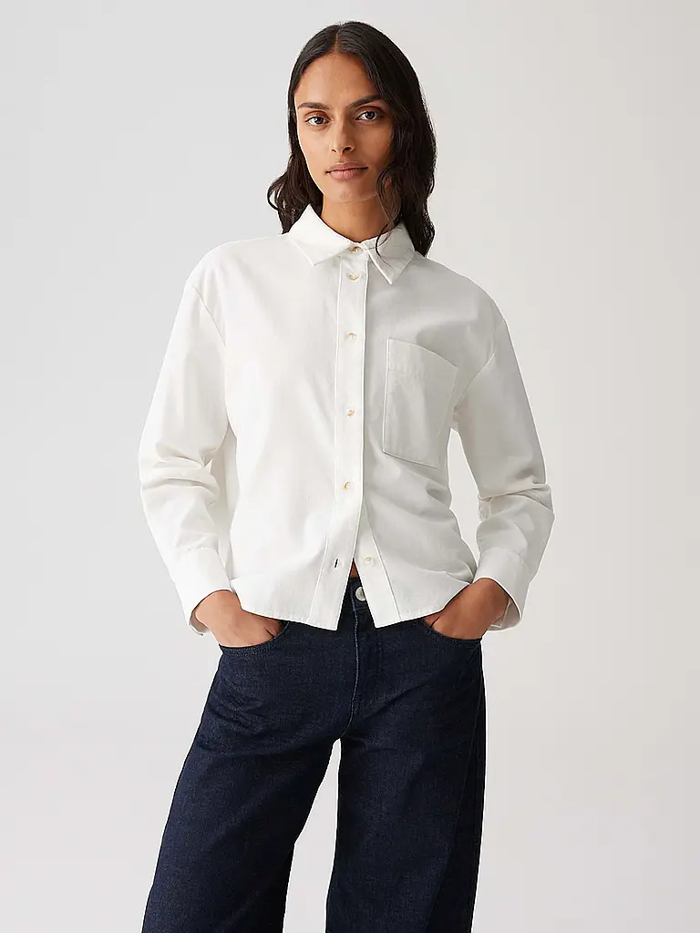 OPUS | Blusa camisera FRONE | Crema