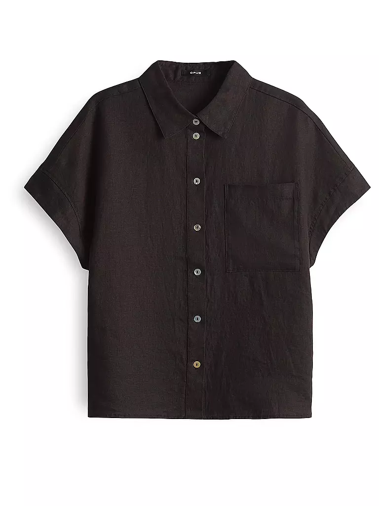 OPUS | Blusa de lino FELISA | Marrón