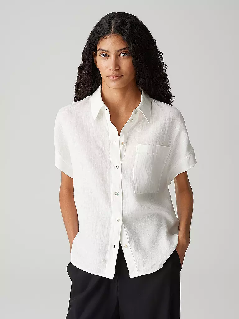 OPUS | Blusa de lino FELISA | Crema