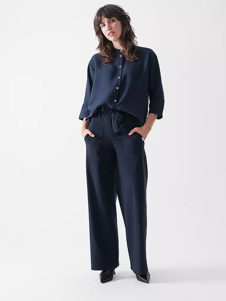 OPUS | Blusa FANARI | Azul oscuro