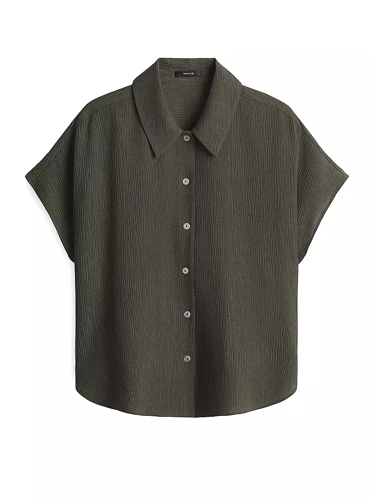 OPUS | Blusa FASINGA | Verde oscuro