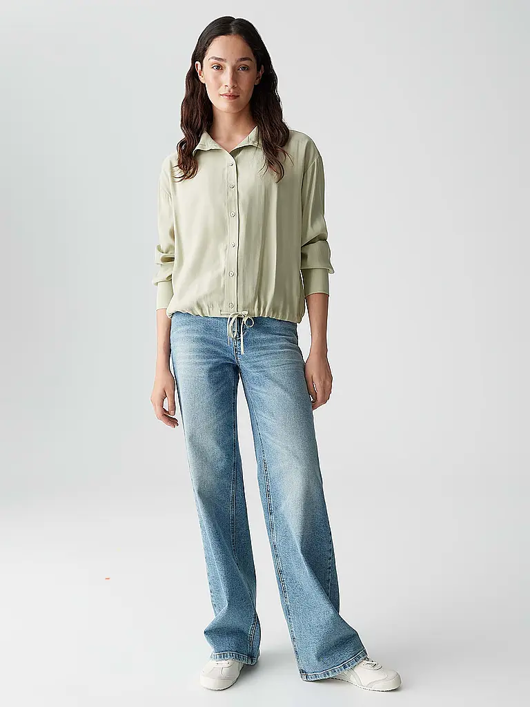 OPUS | Blusa FAYRA | Verde claro