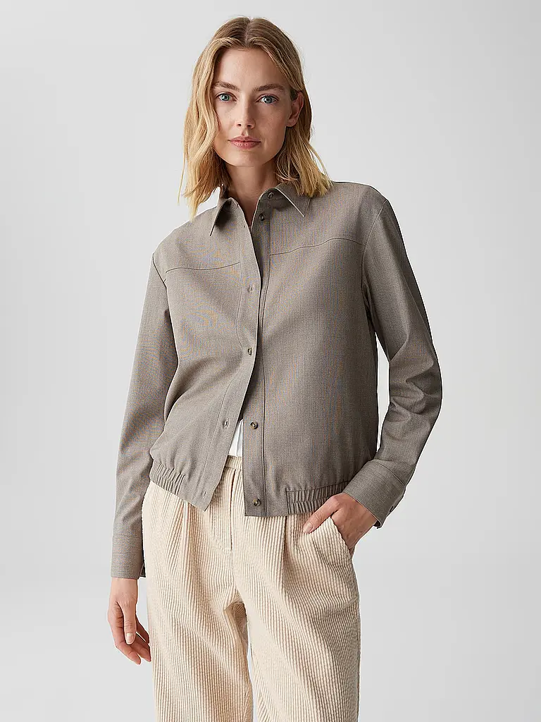 OPUS | Blusa FJORDIS | Marrón claro
