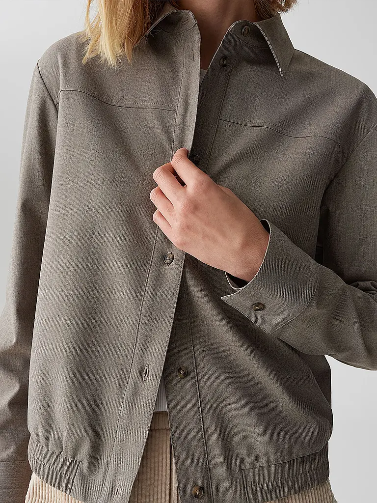OPUS | Blusa FJORDIS | Marrón claro