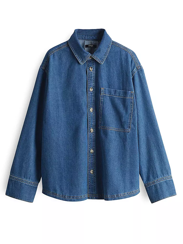 OPUS | Blusa vaquera FELYN | Azul