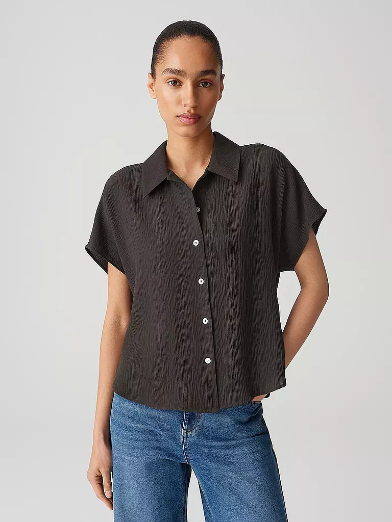 OPUS | Bluse FASINGA | Marrón