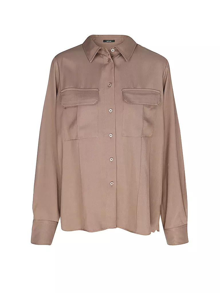 OPUS | Bluse FLARA | Marrón