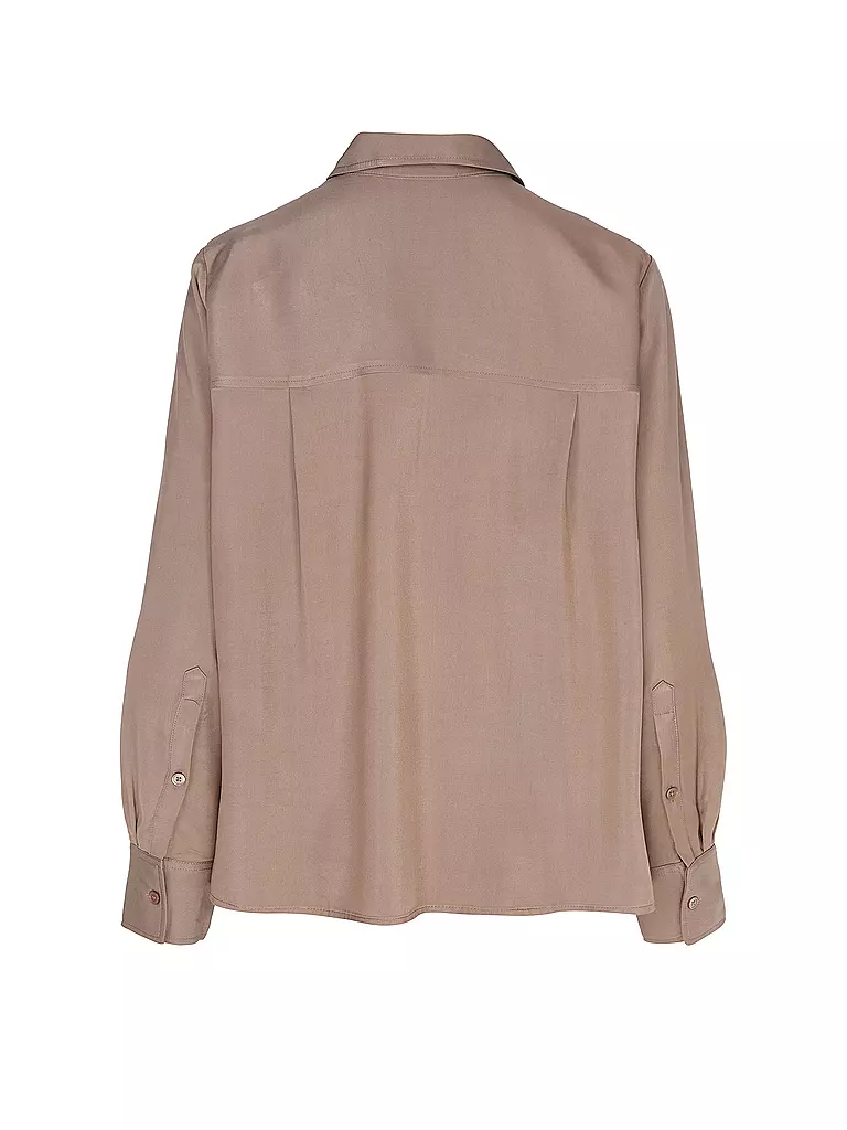 OPUS | Bluse FLARA | Marrón