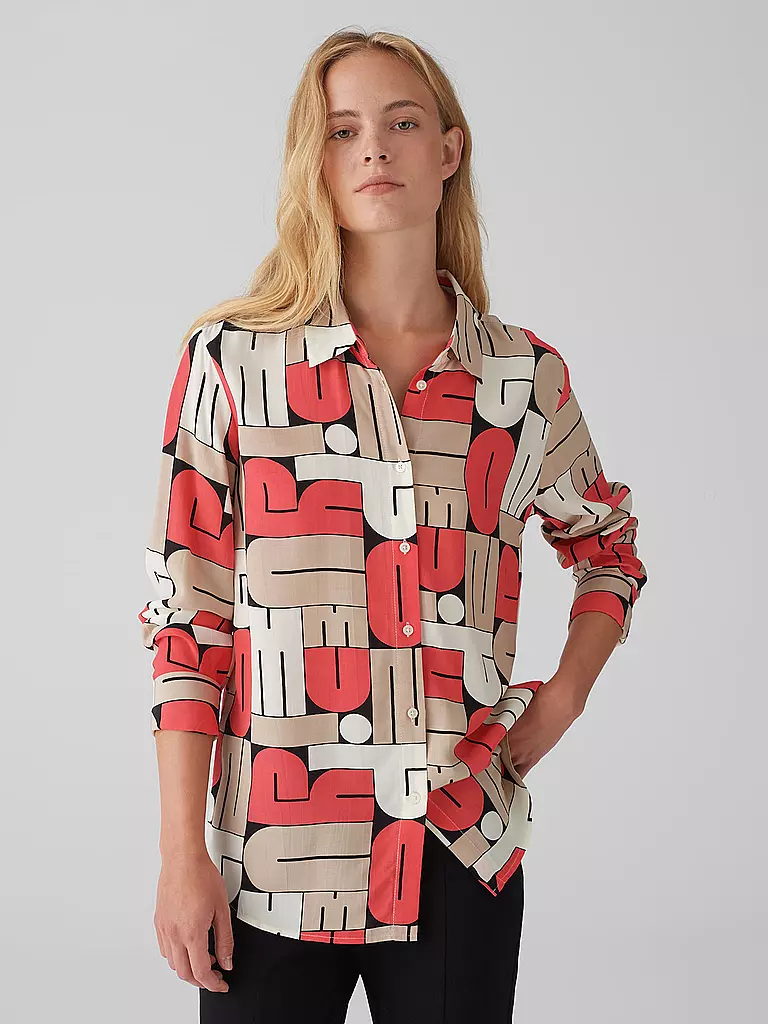 OPUS | Bluse FUMIRA | Rojo