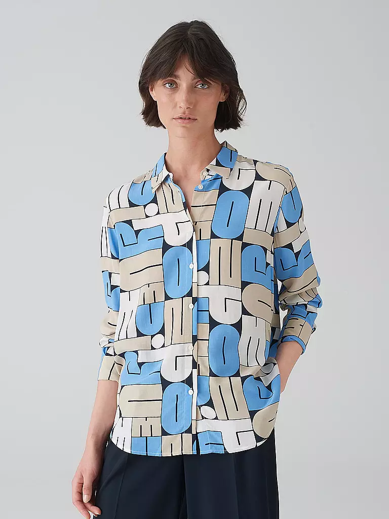 OPUS | Bluse FUMIRA | Azul