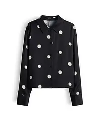 OPUS | Blusenshirt FAMENA DOT | Negro