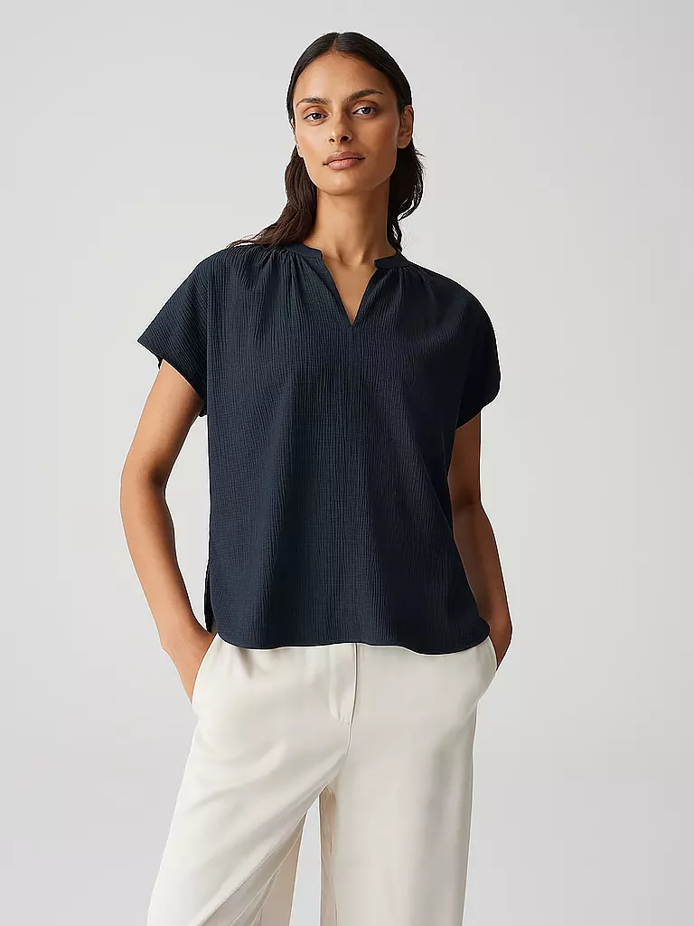 OPUS | Blusenshirt FASURA | Azul oscuro