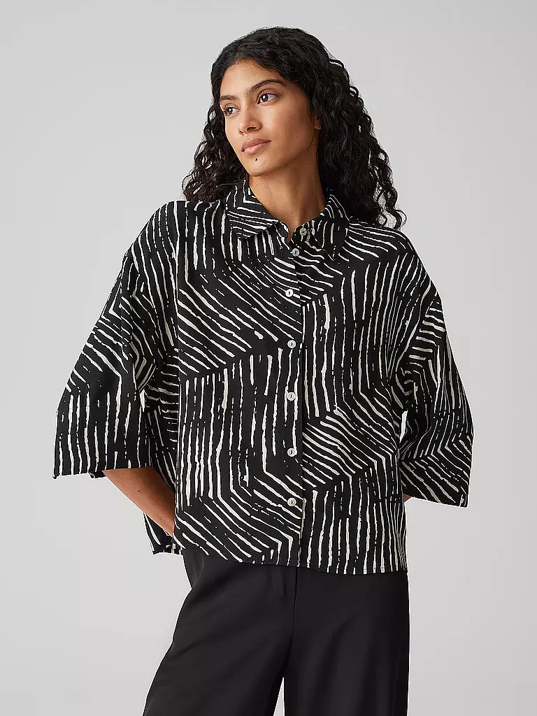 OPUS | Blusenshirt FIANA | Negro
