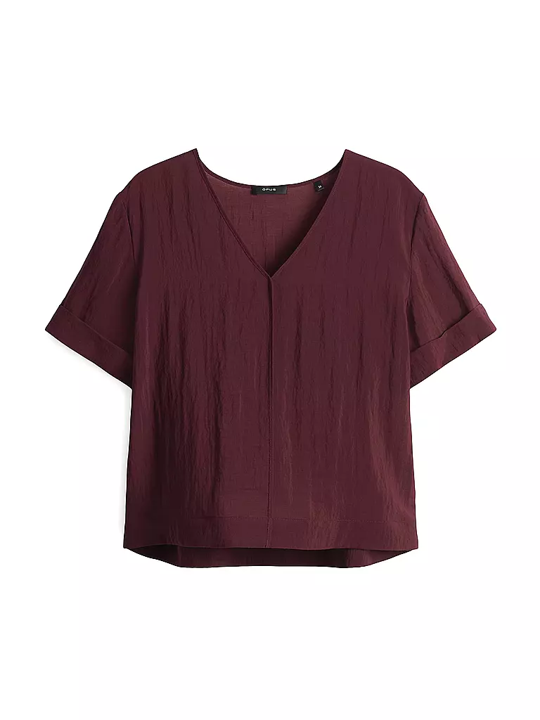 OPUS | Blusenshirt FILKA | Rojo oscuro
