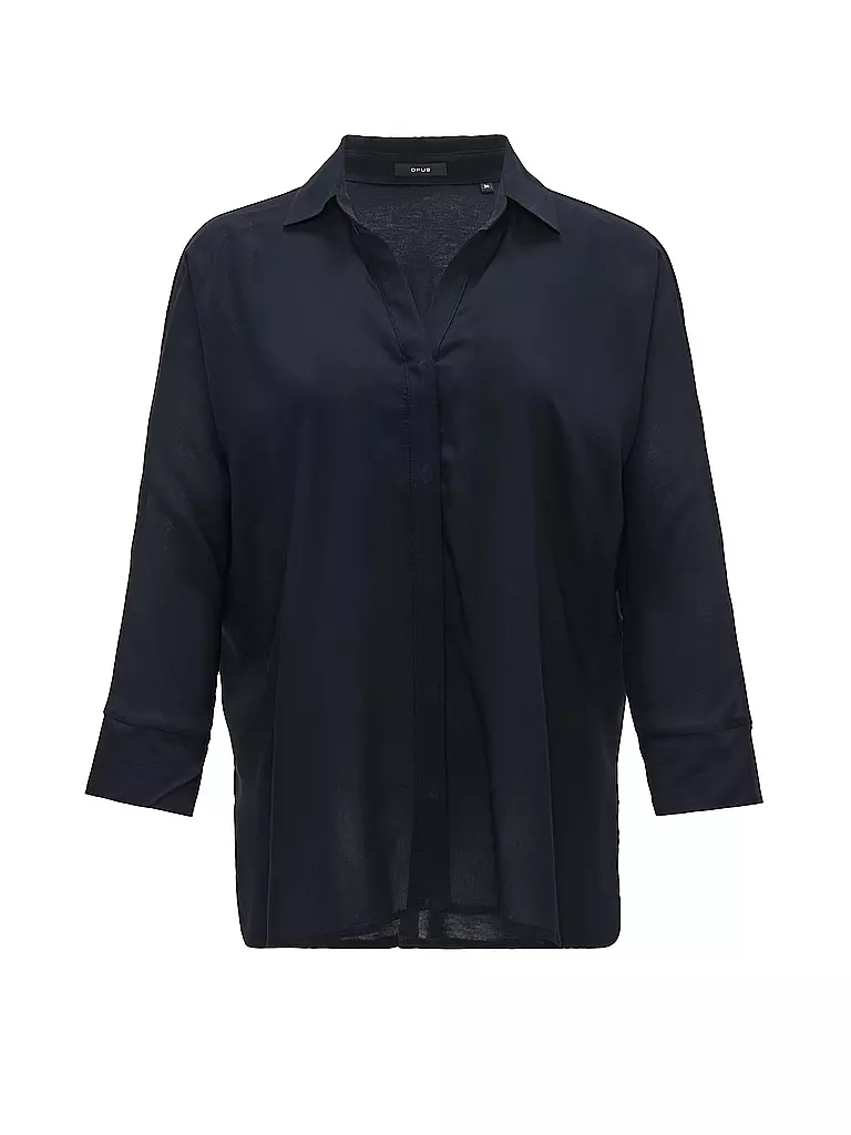 OPUS | Blusenshirt FLAVENA | Azul oscuro
