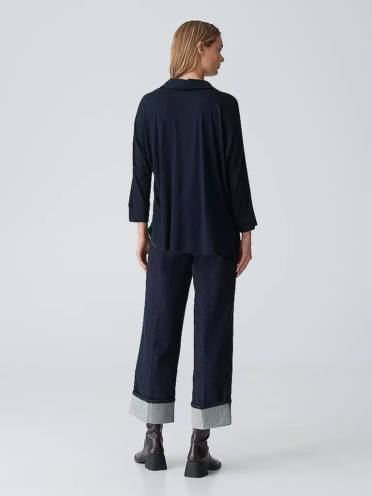 OPUS | Blusenshirt FLAVENA | Azul oscuro