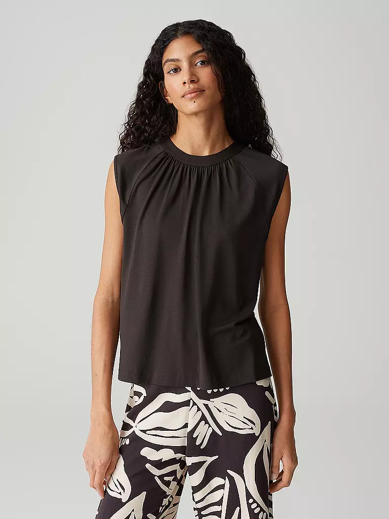 OPUS | Blusenshirt IRAFFI | Marrón