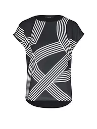 OPUS | Blusenshirt SABETHI PRINT | Azul oscuro