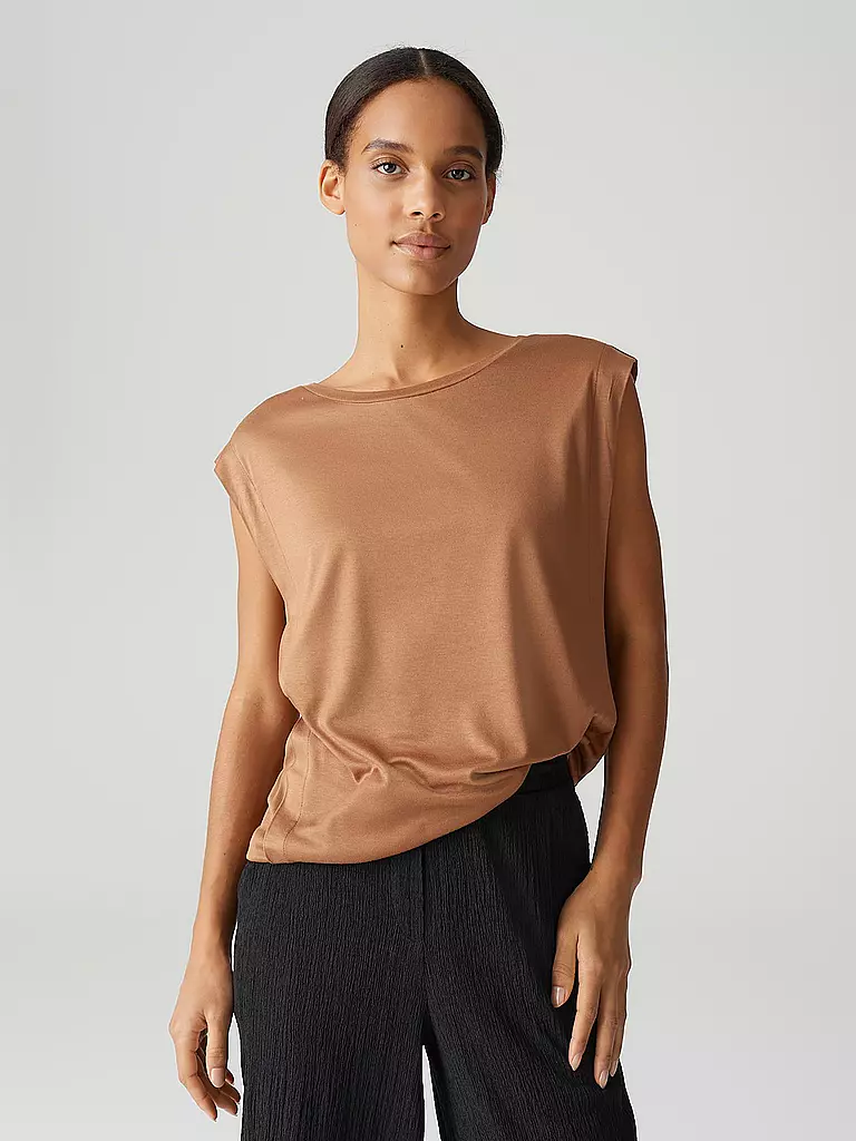 OPUS | Blusenshirt SALLO | Camel